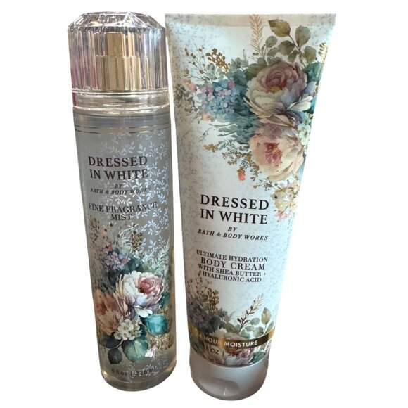 Dressed In White 2‎ Piece Set NEW - Picture 1 of 2